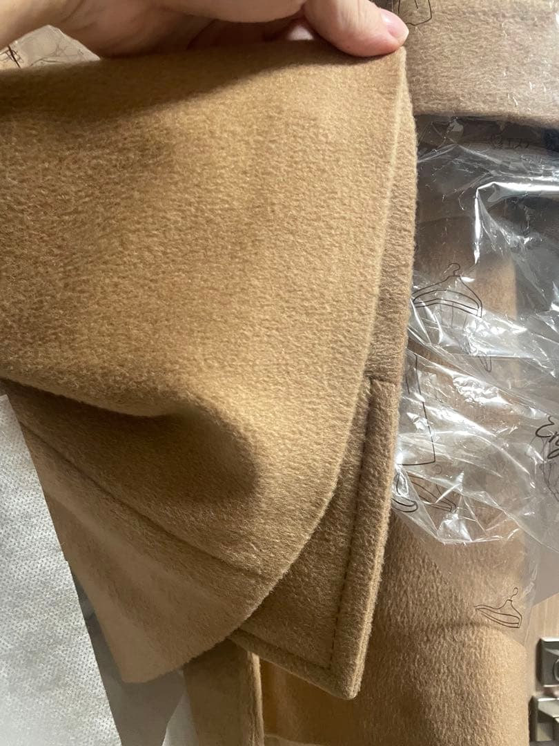 キャメル　ダブルコート