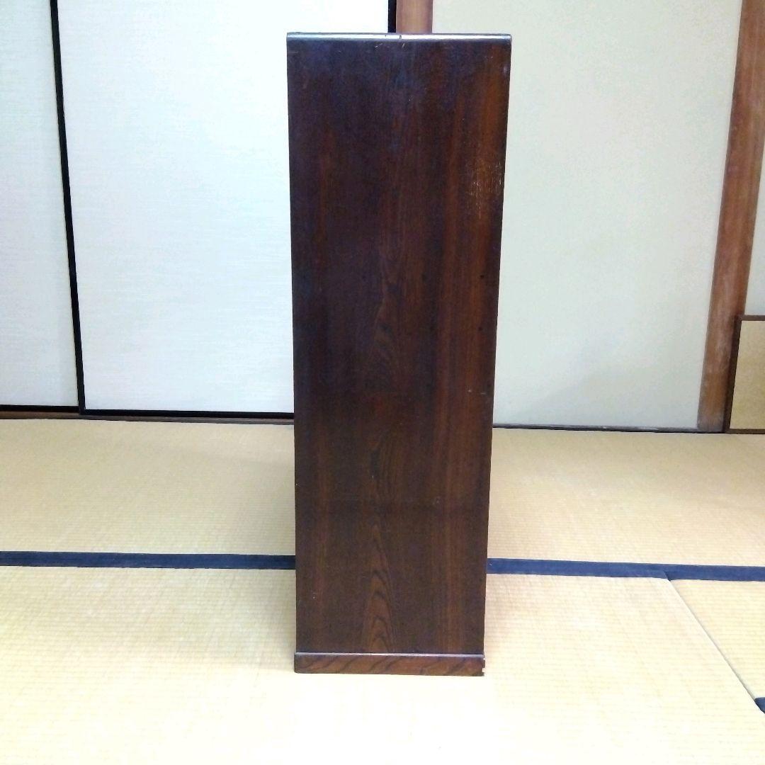 水屋箪笥 木製整理ダンス 大正　昭和　 レトロ 　アンティーク 香狭間透かし