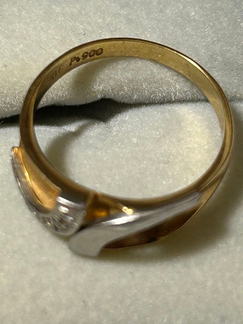 k18 Pt900 指輪