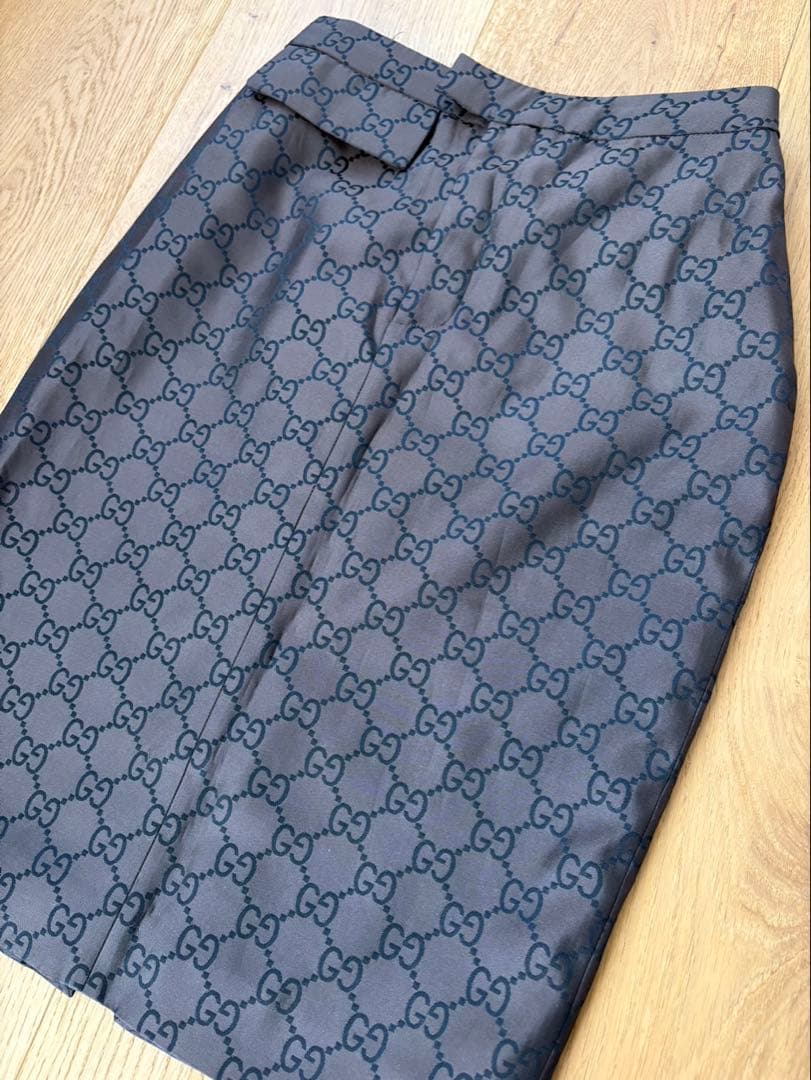 【極美品】GUCCI GG柄タイトスカート 40