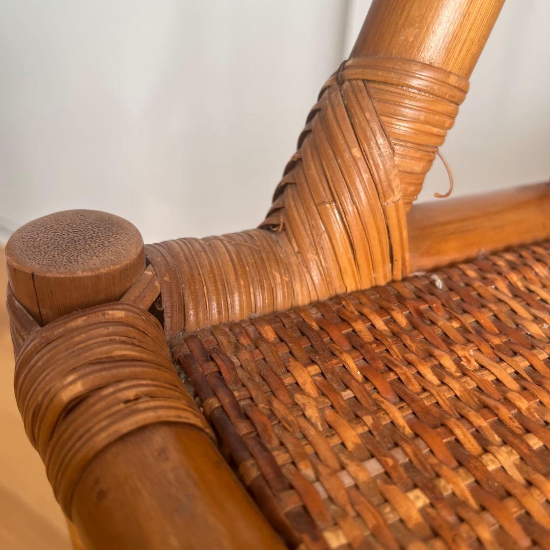 ラタン コーナーシェルフ 籐家具 3段 収納棚 ナチュラル 北欧風　ラック