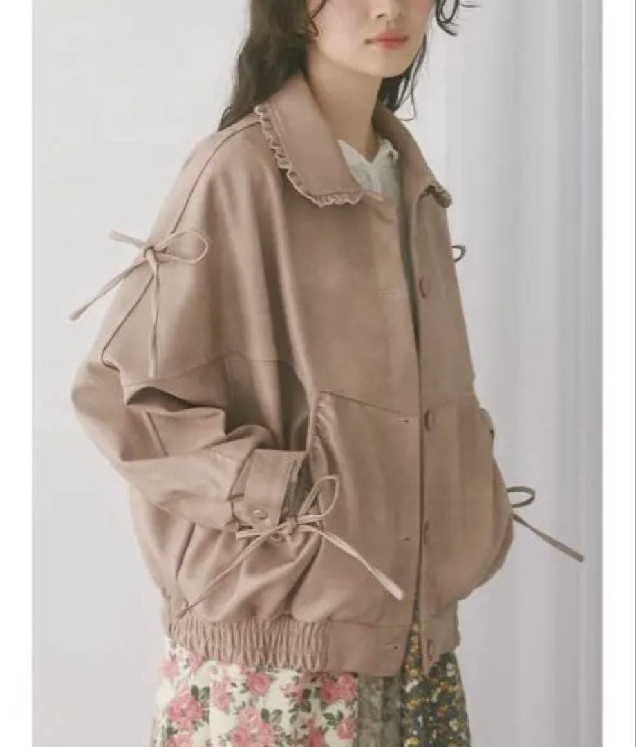 ギャザーリボンジャケット