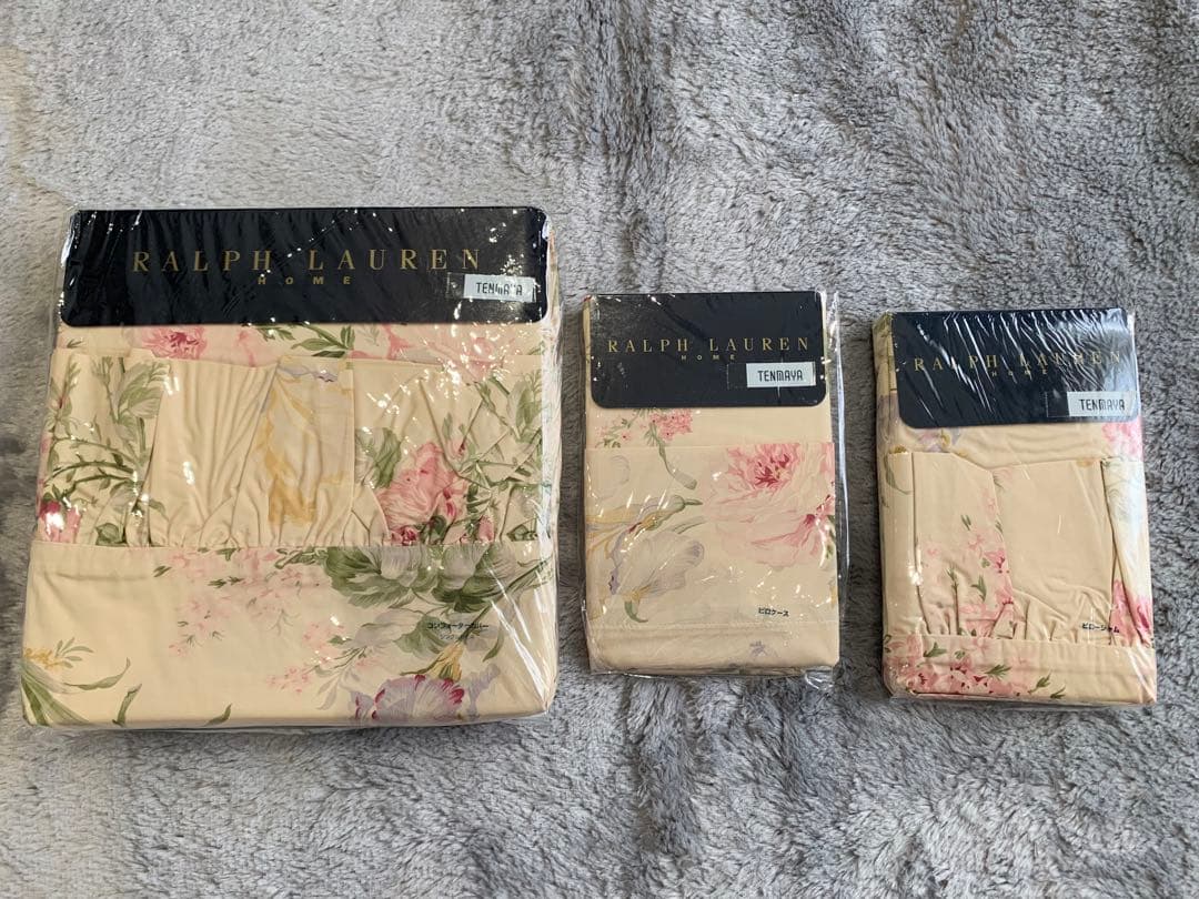 ラルフローレン　寝具　コンフォーターカバー　シングル　セット