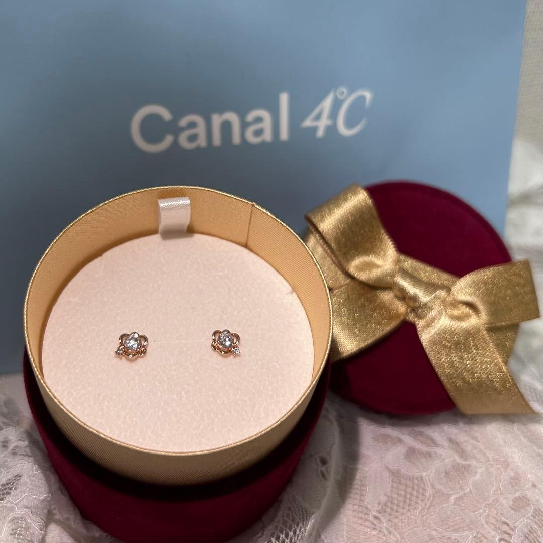 Canal 4°C フラワーデザインピアス