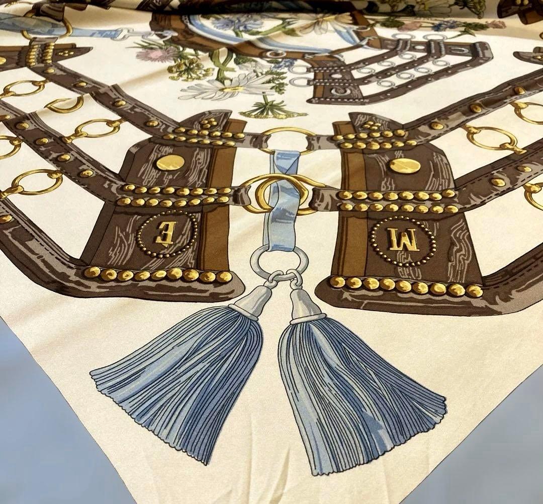 HERMESエルメス スカーフ★カレ90 AUX CHAMPS