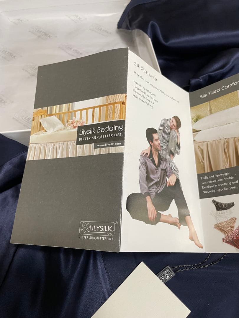 LILYSILK リリーシルク　レディースシルク パジャマM 未使用　タグ付き