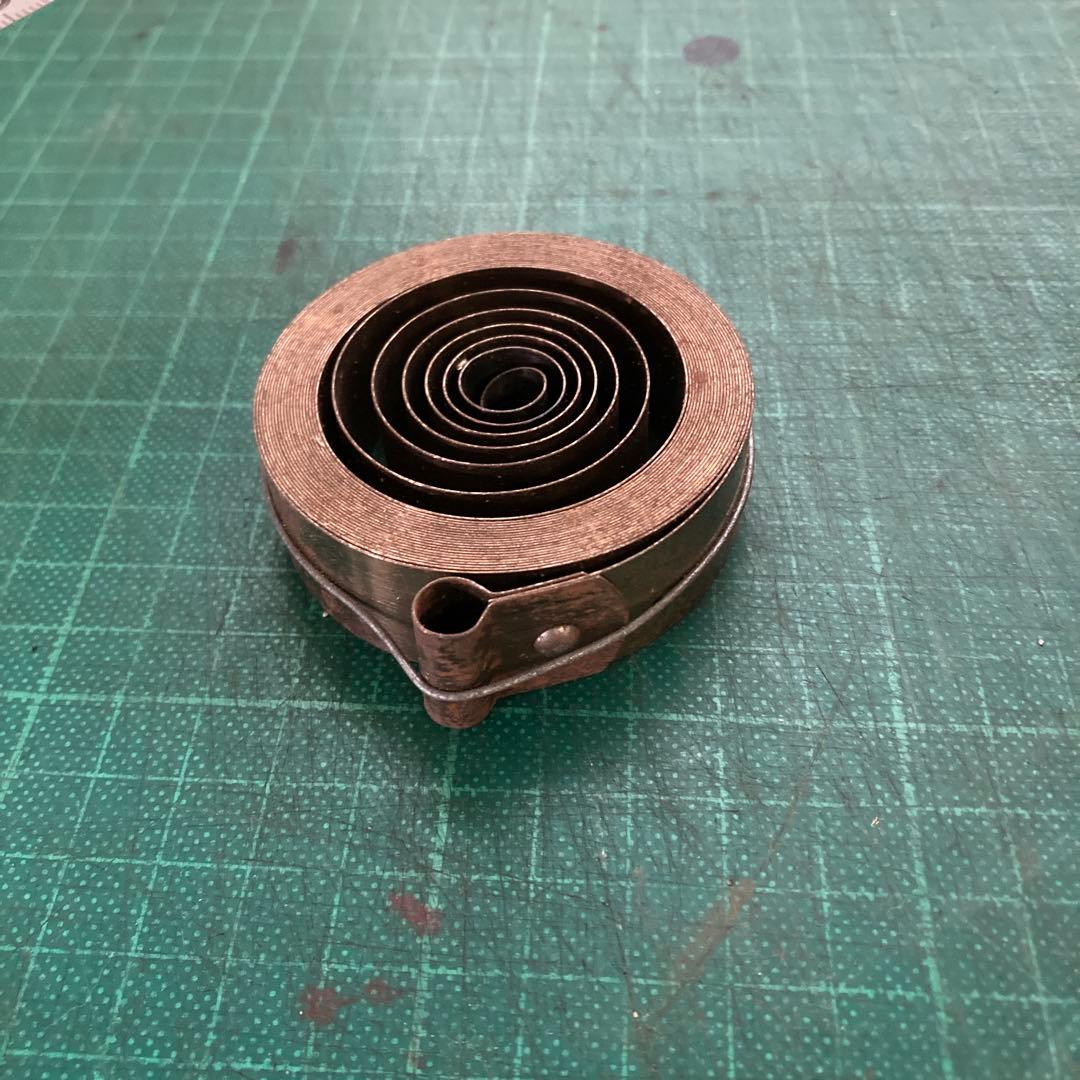 詳細不明 ジャンク 古いボンボン時計 丸型 欅 けやき 天然木 替えゼンマイ付き