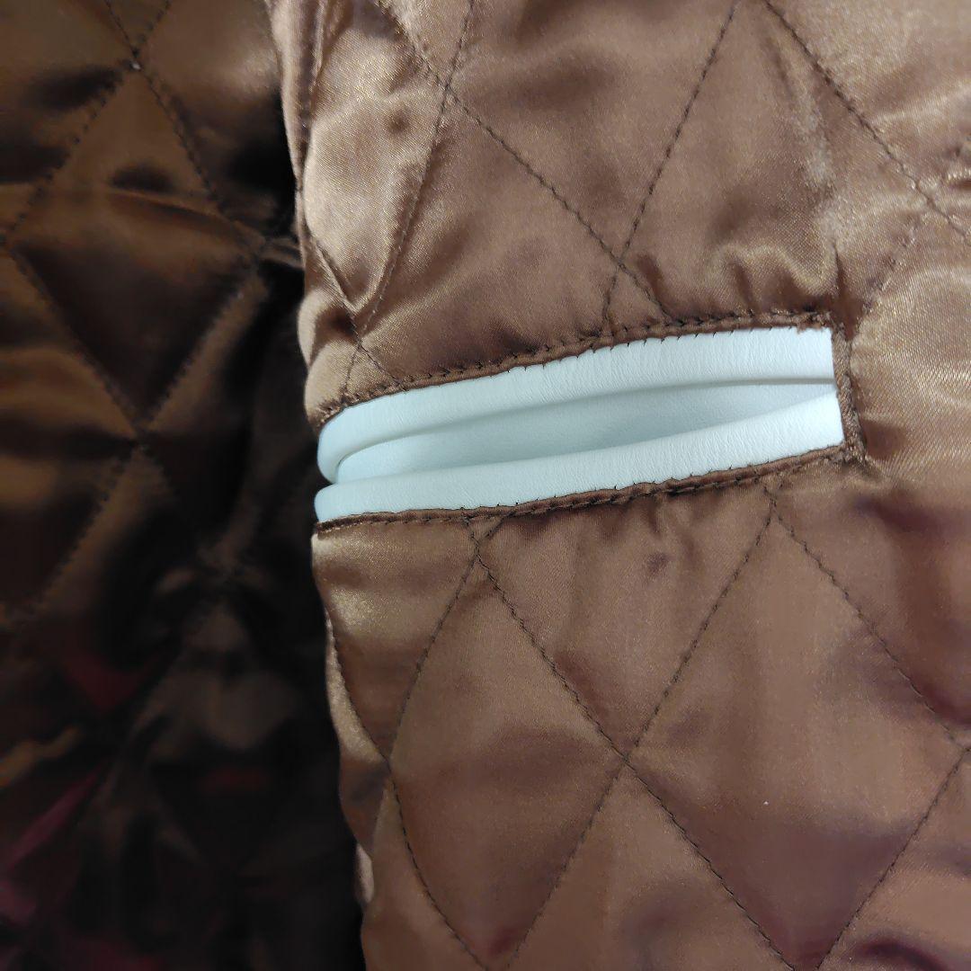 カンタベリー　 袖牛革 ワッペン スタジャン 　サイズ Ｍ