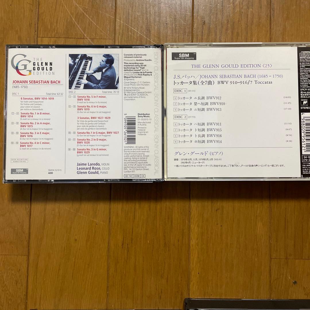 CD バッハ　ピアノ作品集　Pf:グレン・グールド　15枚セット