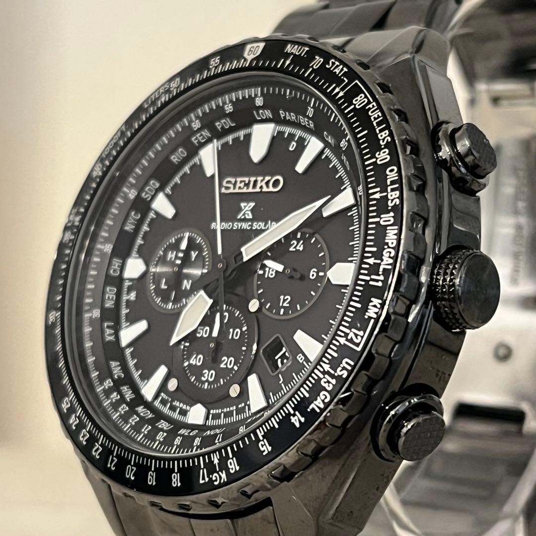 激レアSEIKO プロスペックス SSG001P1電波ソーラー クロノグラフ