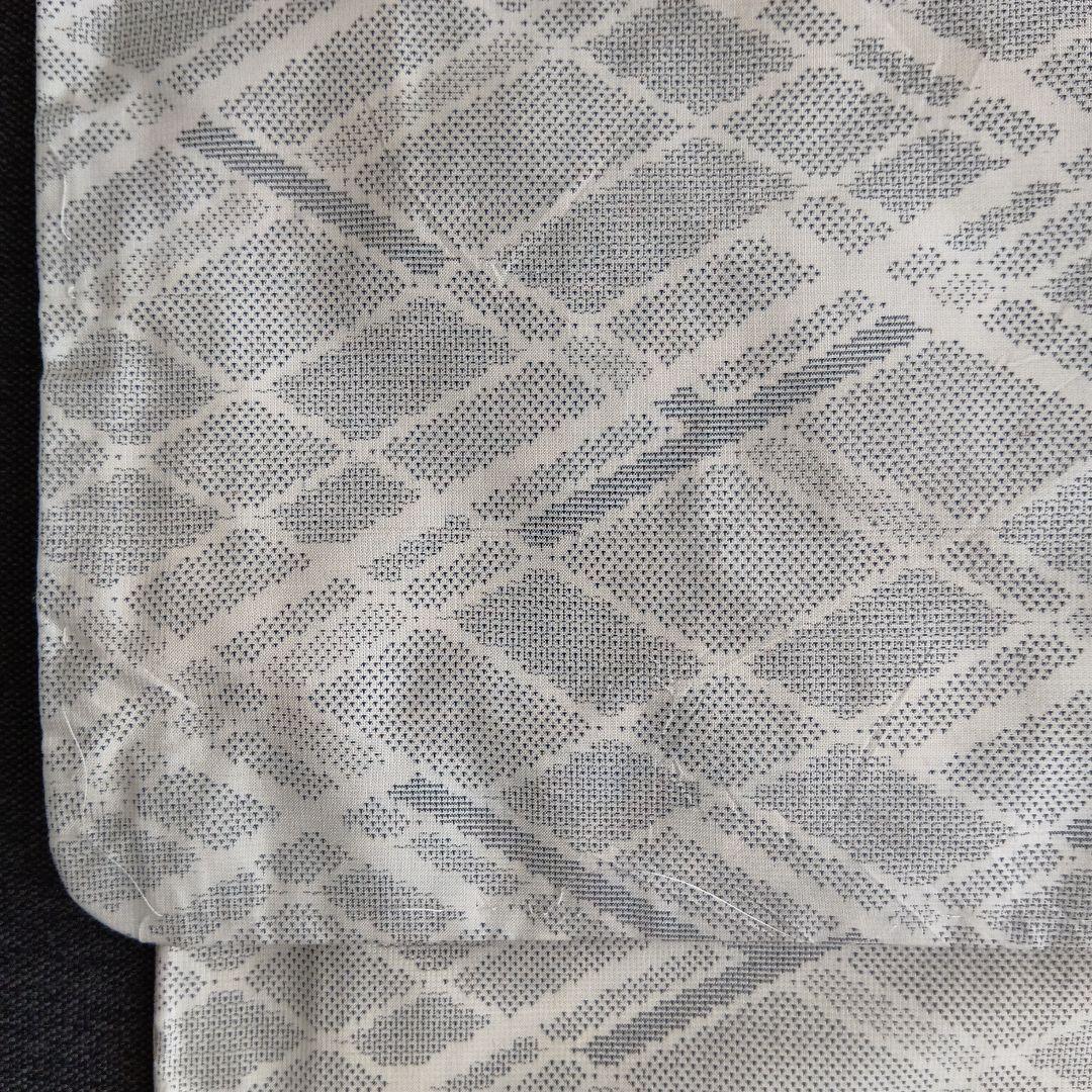 着物リメイク＊本場白大島紬＊ノースリーブテント型フレアーワンピース