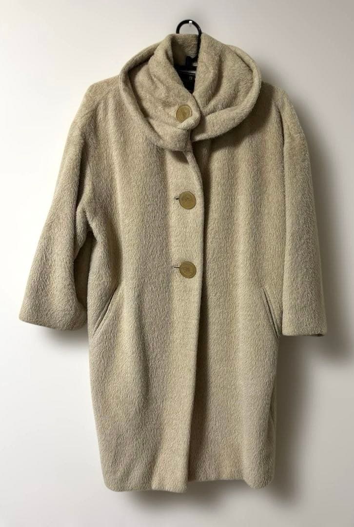 FENDI365 アルパカ混ベージュ コート