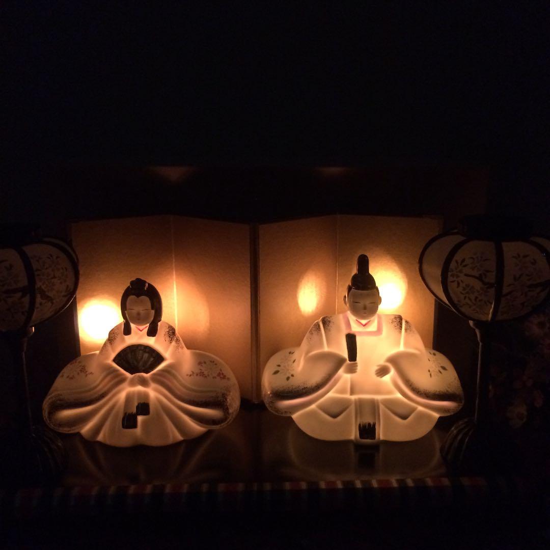 お雛様 ぼんぼり付き