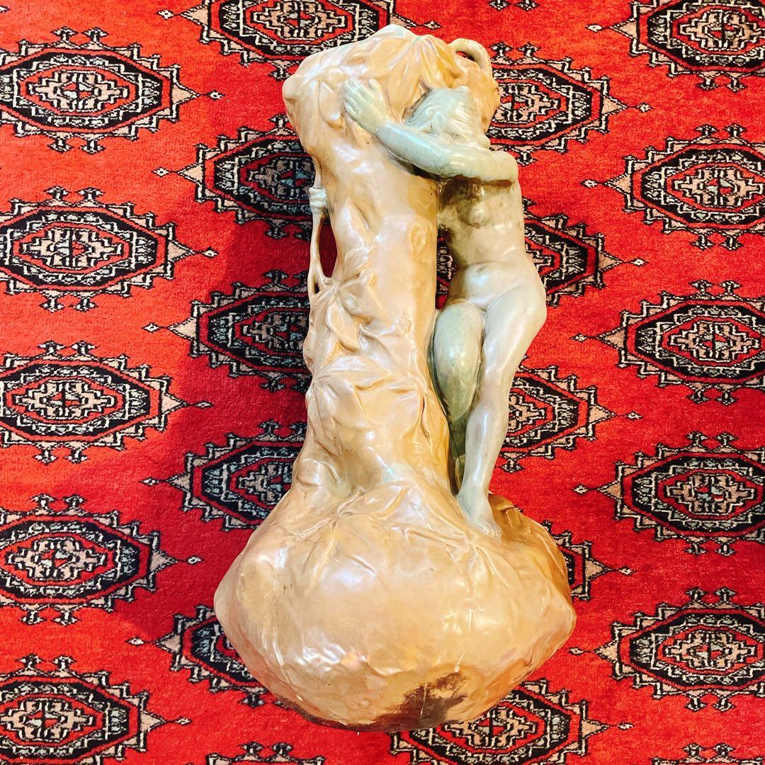 アーネスト・ブシエール　アール・ヌーヴォー　陶芸　美術品　芸術品　アンティーク