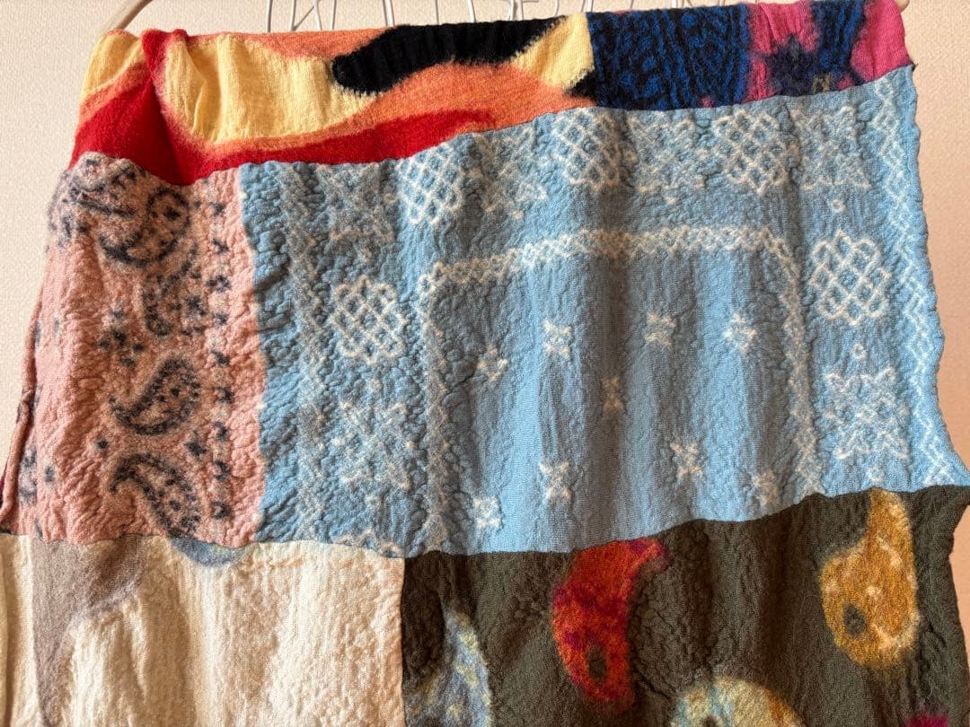 キャピタルKAPITAL KOUNTRY パッチワーク　ストール　マフラー