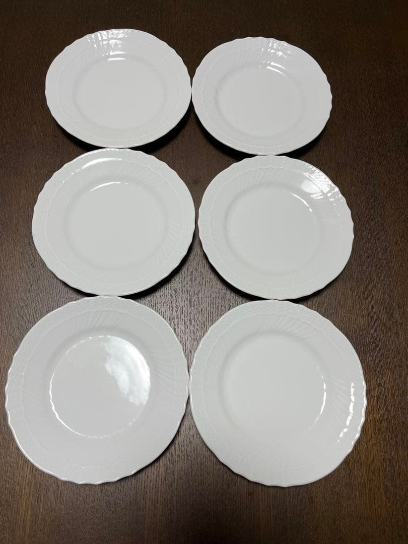 今月限定特価ベッキオホワイト 17cm プレート 6枚セット リチャードジノリ