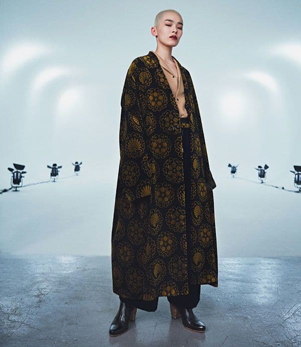 Sasquatchfabrix.　VELVET COAT　ネイビー