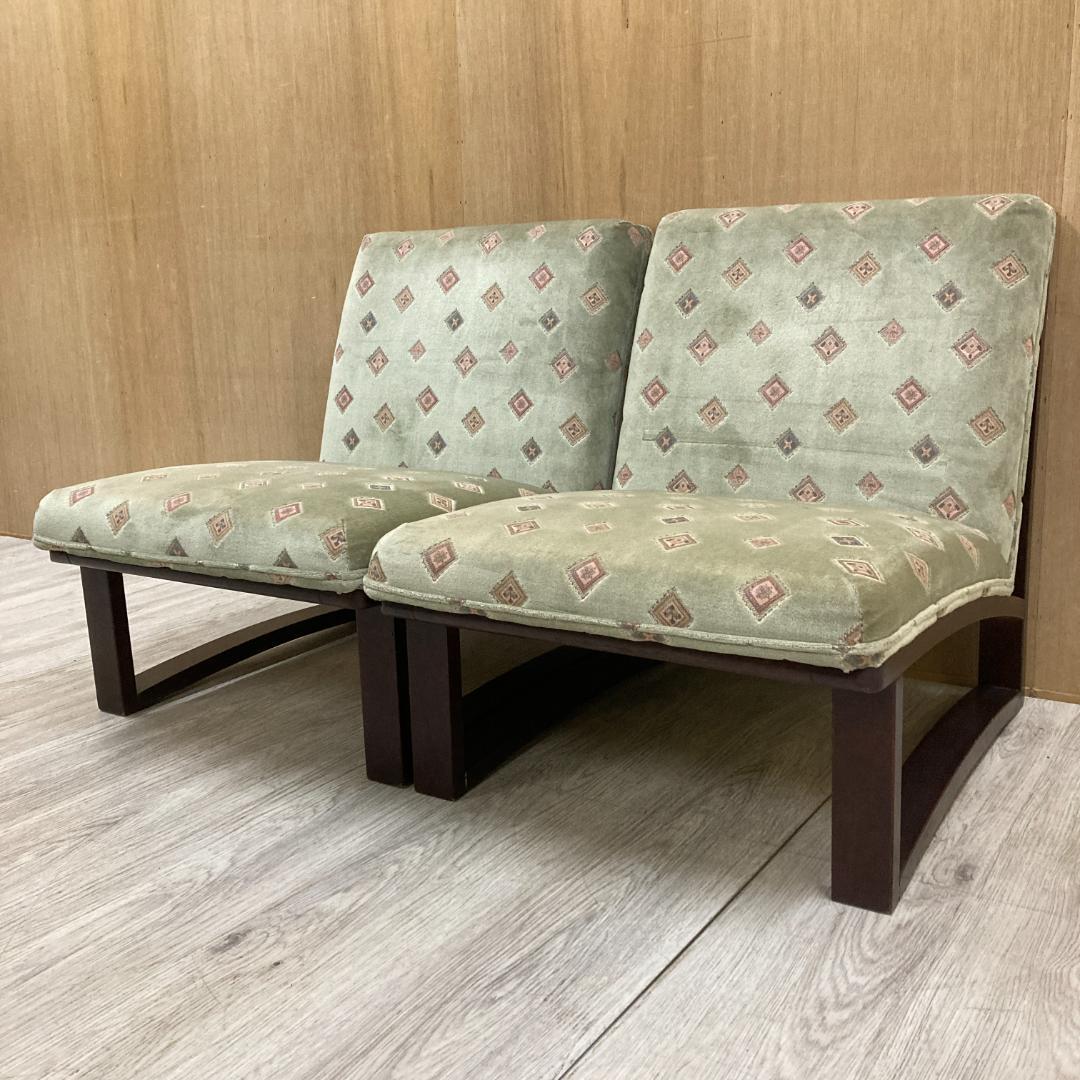 【飛騨産業】キツツキ　ロータイプ　チェア　椅子　２脚セット