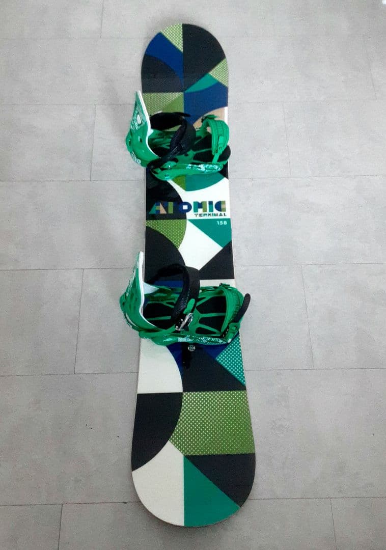 ATOMIC TERMINAL スノーボードセット158 ROMEビンディング付
