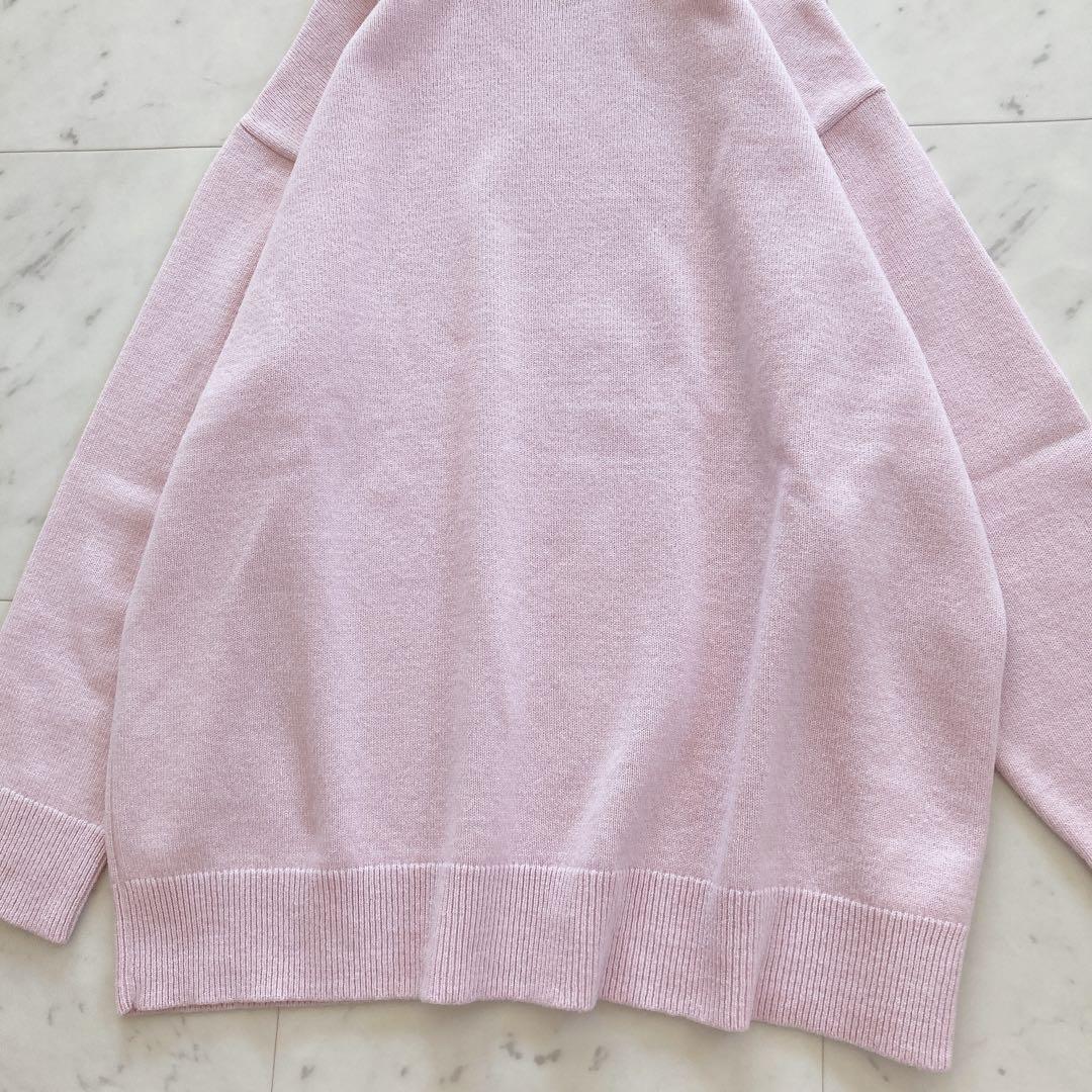 美品　GALERIE VIE ファインウールライトタートルネックニット ピンク