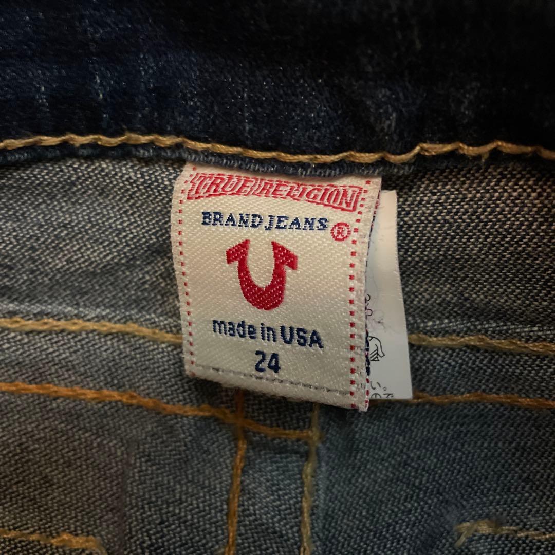 TRUE RELIGION デニムパンツ フレア インディゴ 24 USA製