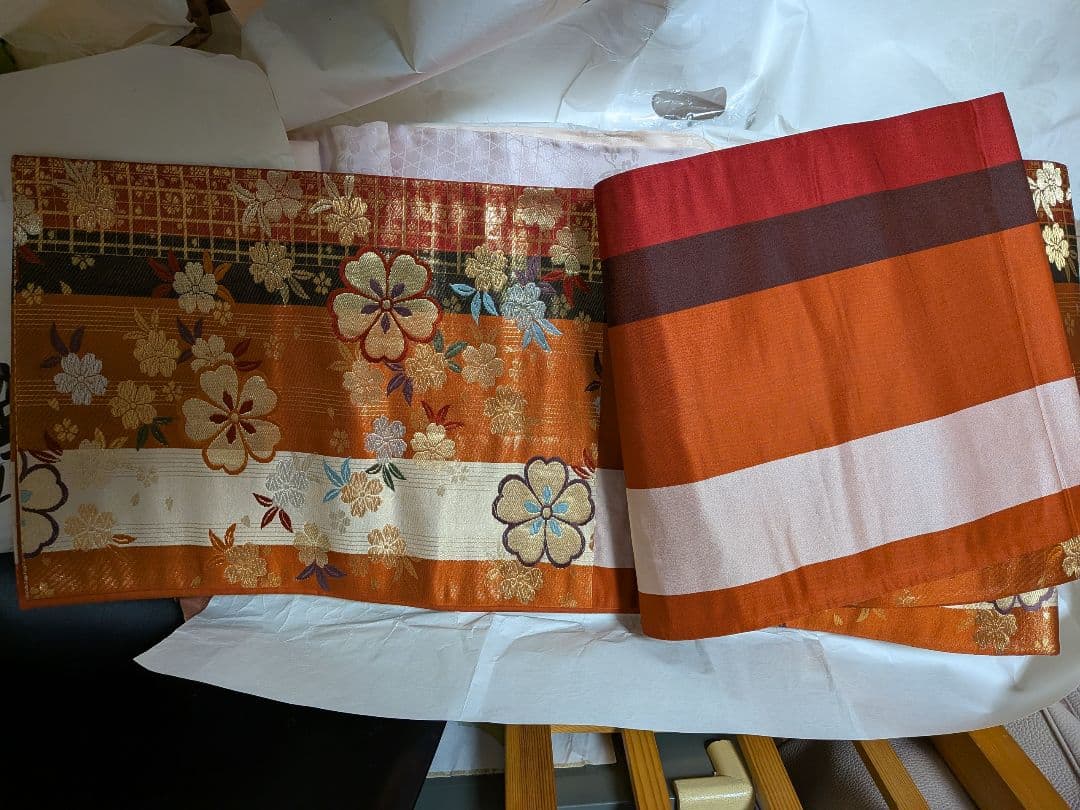 成人式振袖3点（着物、長襦袢、帯）