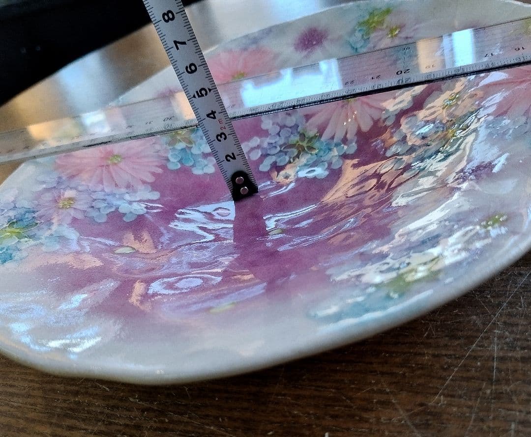 【新品・未使用】工房ゆずりは　色彩花　パスタ皿　カレー皿　陶器　食器　料理