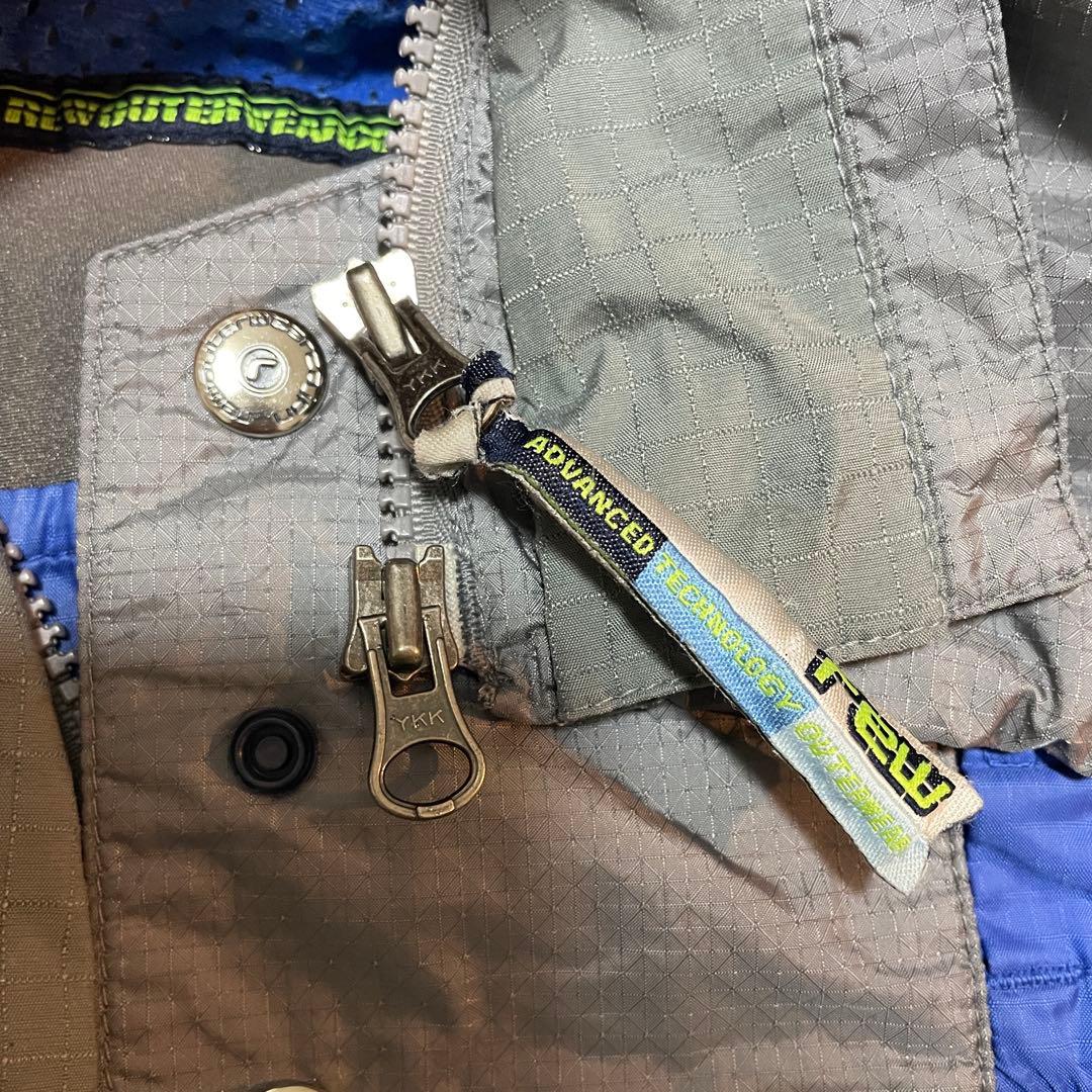 rewスキーウェアスノーボードジャケットパーカーパンツ上下セットアップ灰色グレー