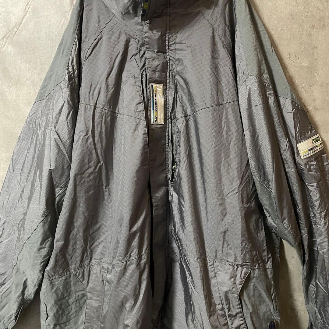 rewスキーウェアスノーボードジャケットパーカーパンツ上下セットアップ灰色グレー