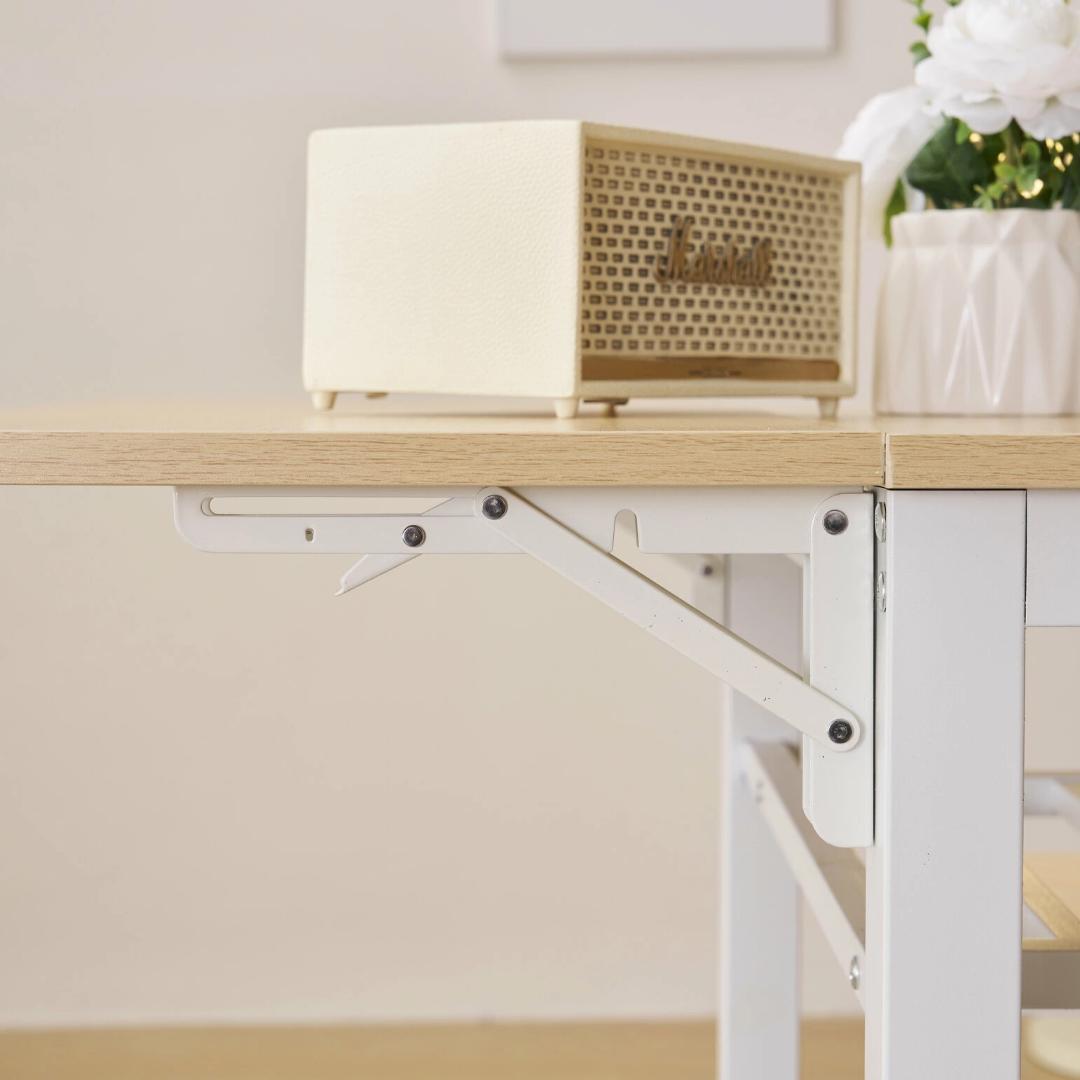 超人気！【ナチュラル】ダイニングセット 3点 2人掛け 伸縮ウッド