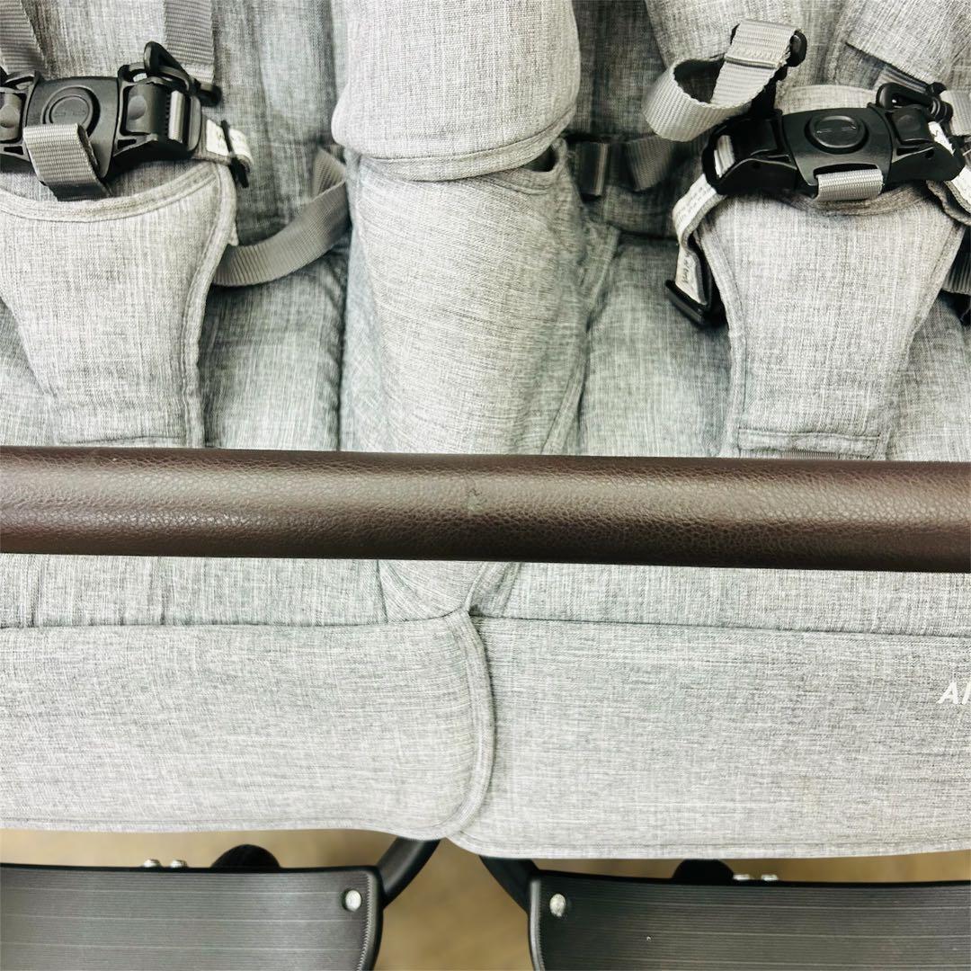 良好 AirBuggy エアバギー COCOココダブル 双子用 レインカバー付き