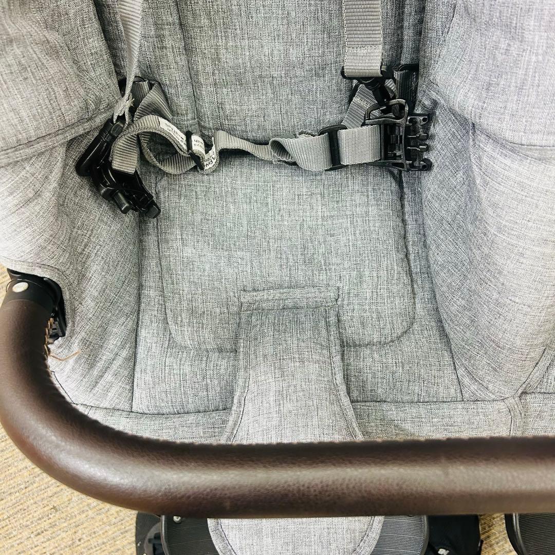 良好 AirBuggy エアバギー COCOココダブル 双子用 レインカバー付き