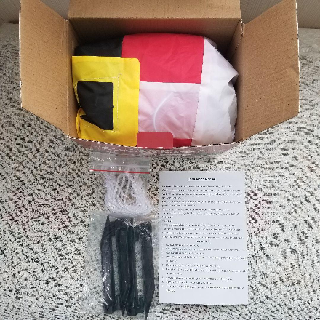 全長155×幅95×横60cm・LEDイルミネーションサンタさん・収納可能໒꒱