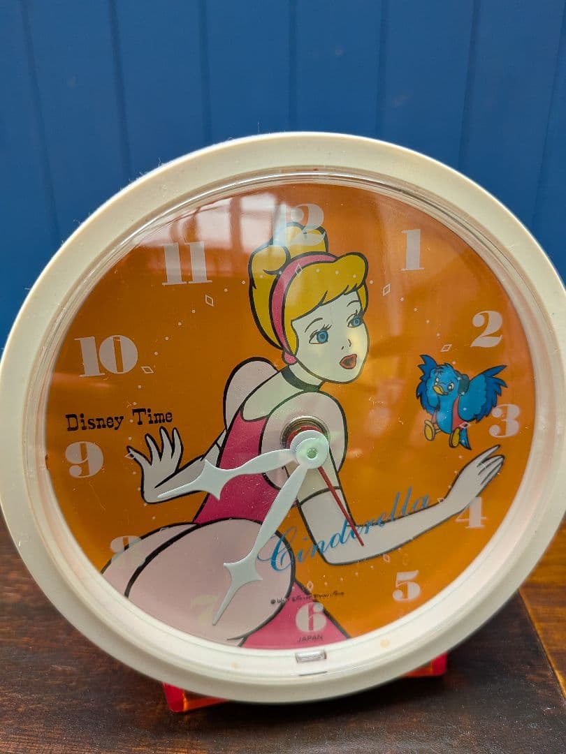 ビンテージ　ディズニータイム　シンデレラ 目覚まし時計 レトロ