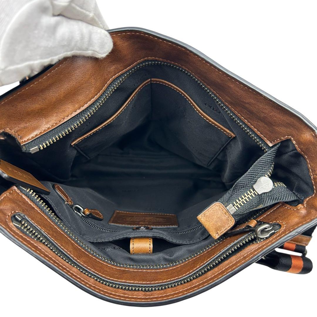 コーチ COACH レザー ショルダーバッグ メッセンジャーバッグ