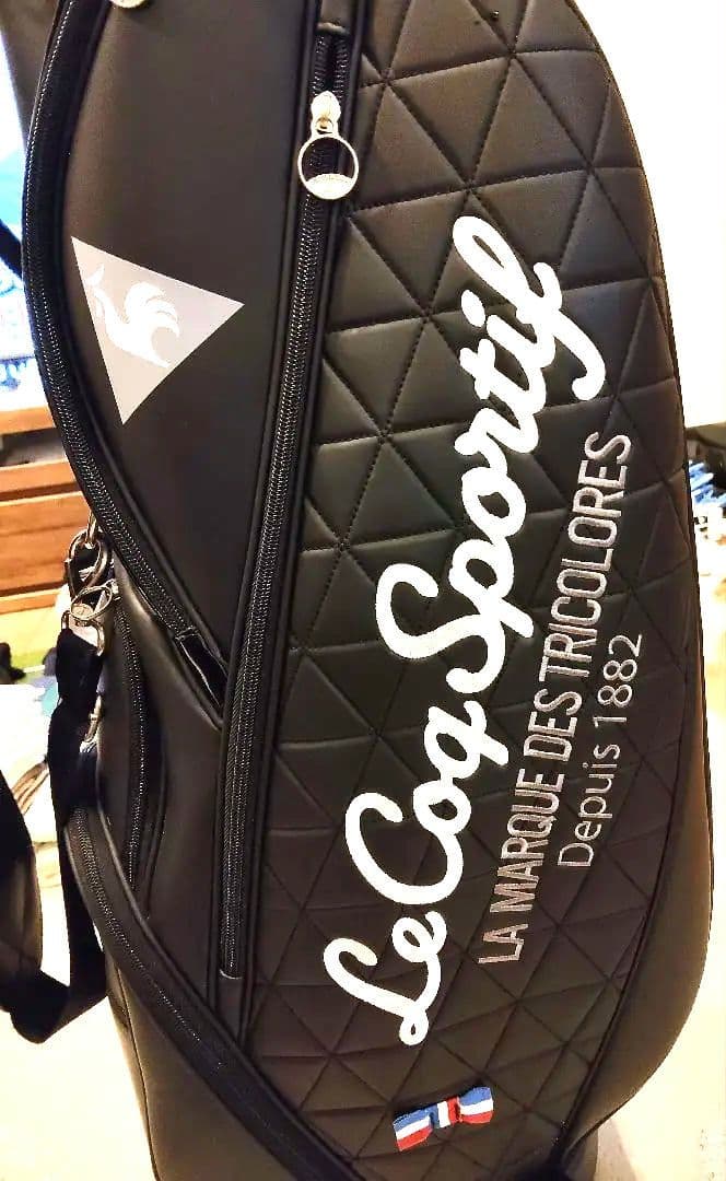 Le Coq Sportif ゴルフバッグ ブラック