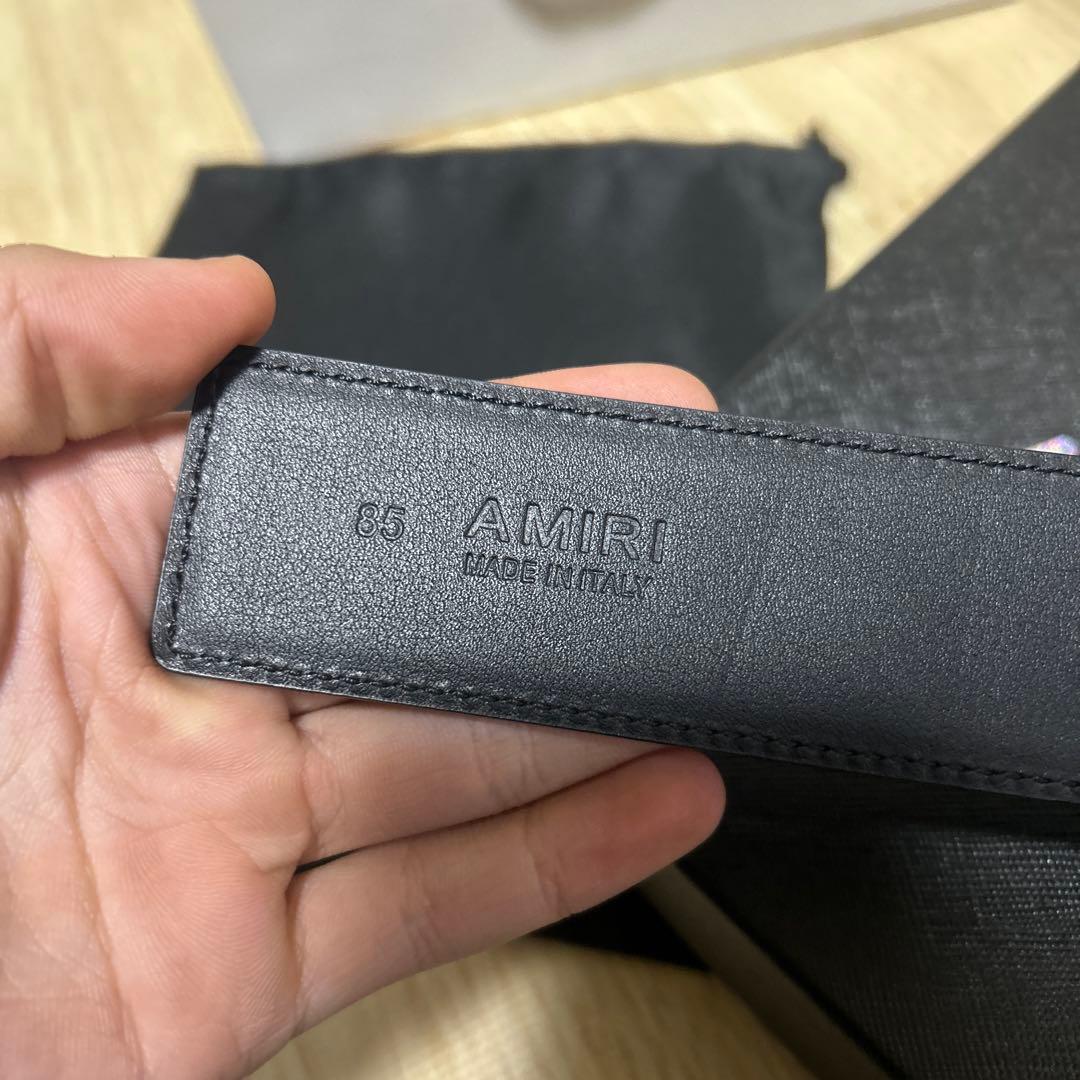 AMIRI ブラックベルト 85サイズ数週間最終値下げ！