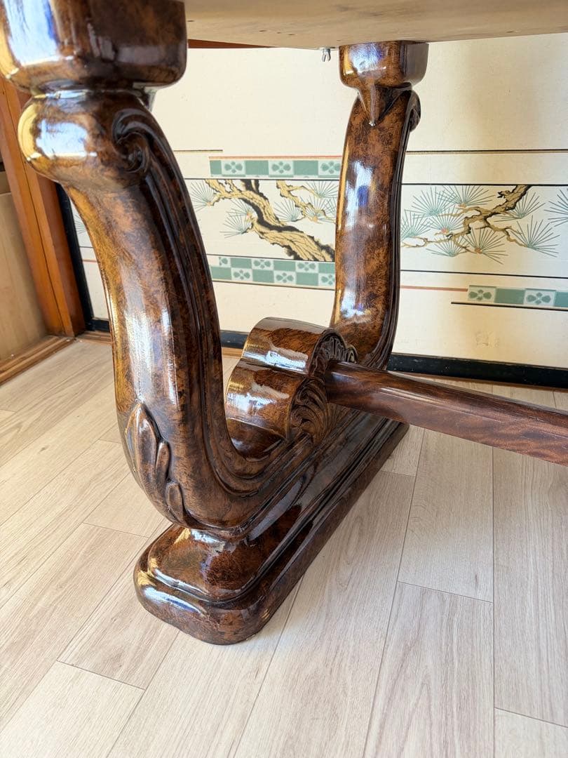 サルタレッリ フローレンス ダイニングテーブル 楕円形 4人掛 イタリア製