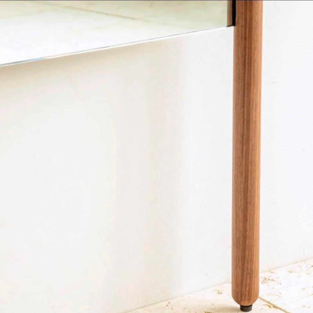 関家具 スタンドミラー 姿見 ウォールナット 新品 定価28600