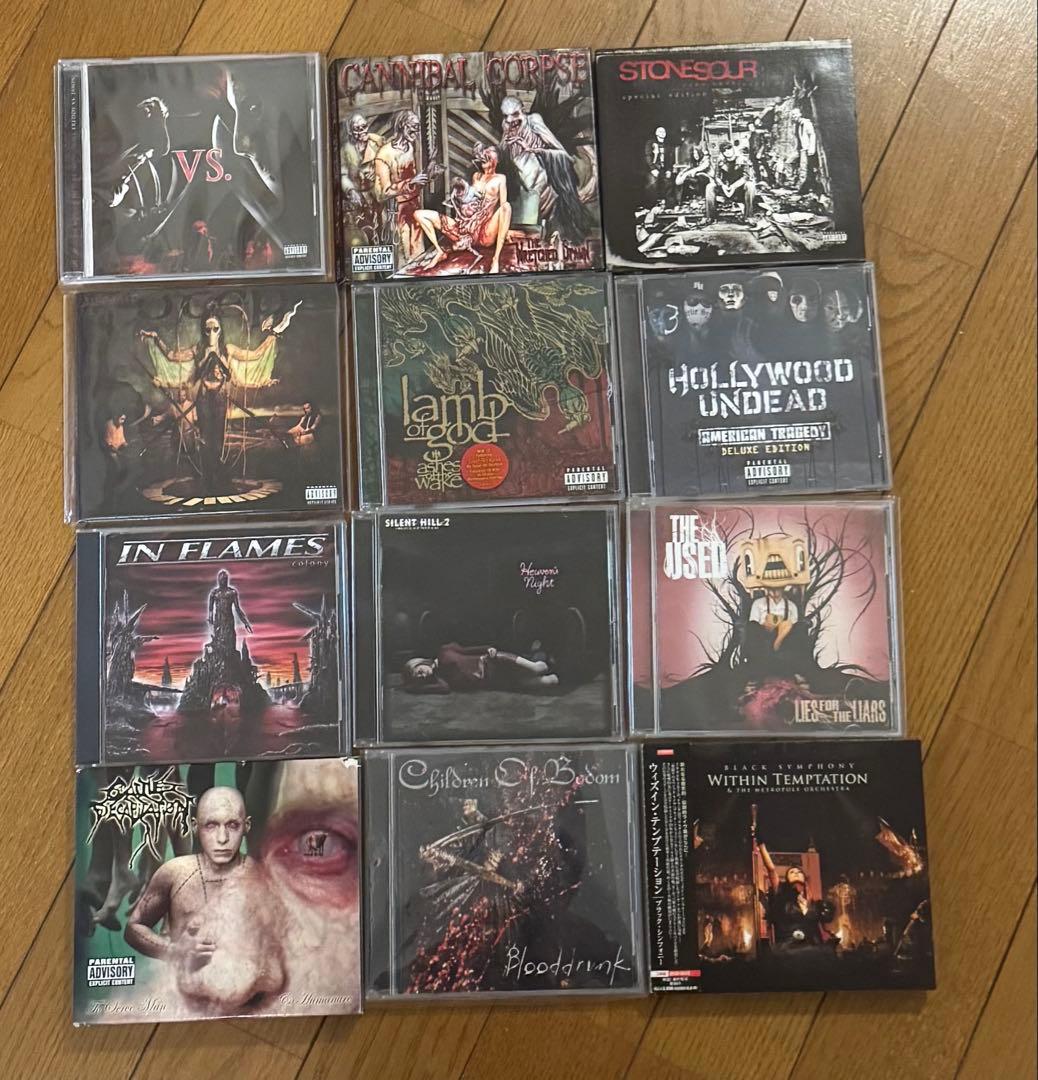 ハードロック、メタル 、パンクなどCD まとめ89枚