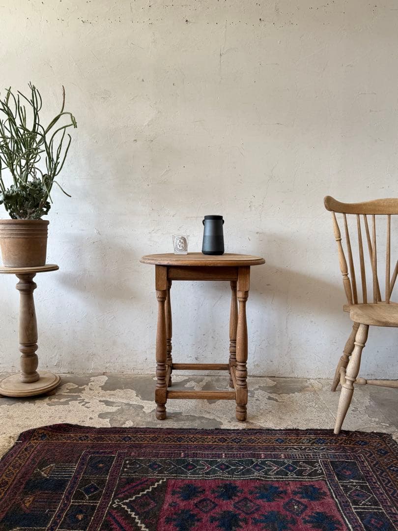 ビンテージ ラウンドコーヒーテーブル　ラウンドセンターテーブル