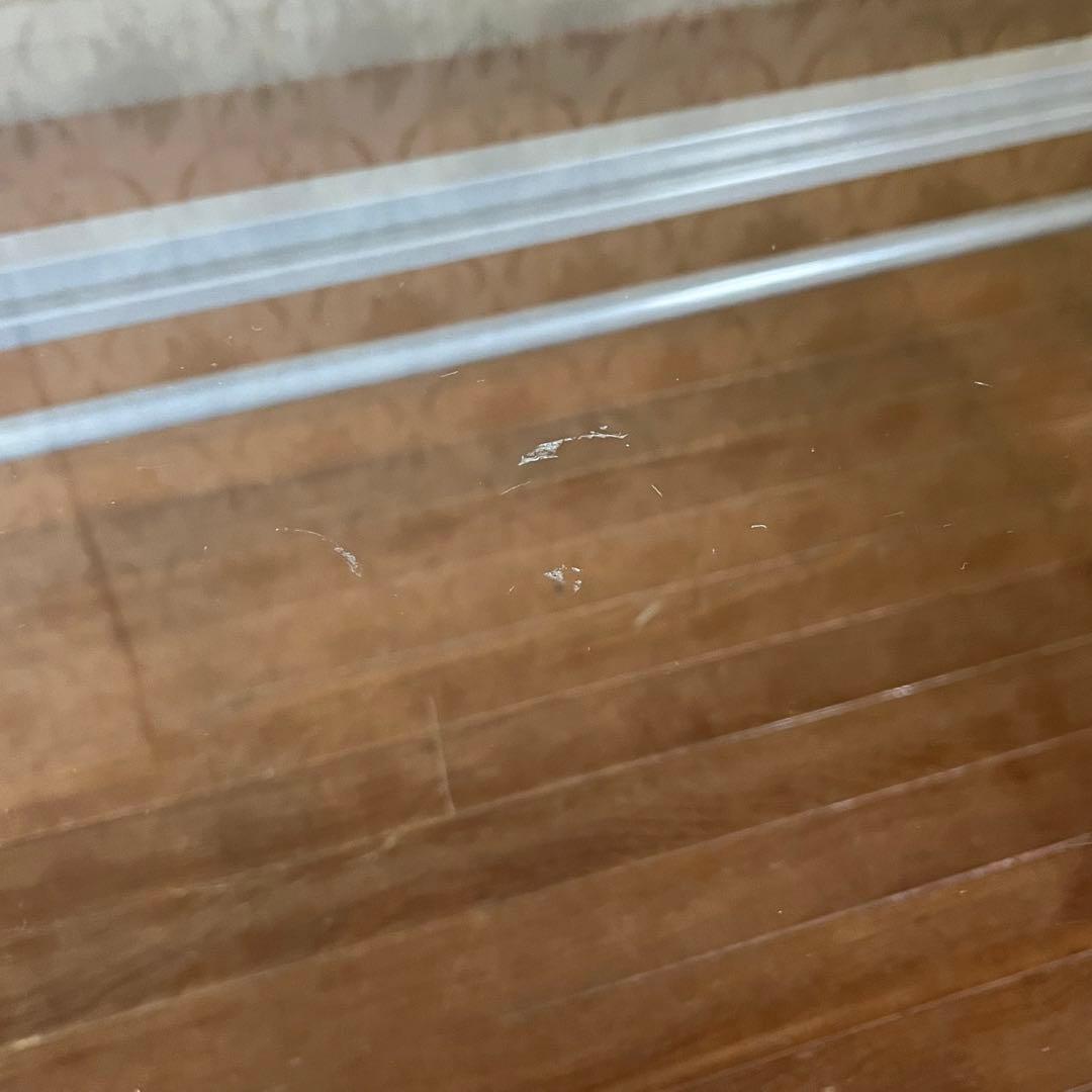 【インダストリアル】アイアンフレーム ガラステーブル センターテーブル 男前