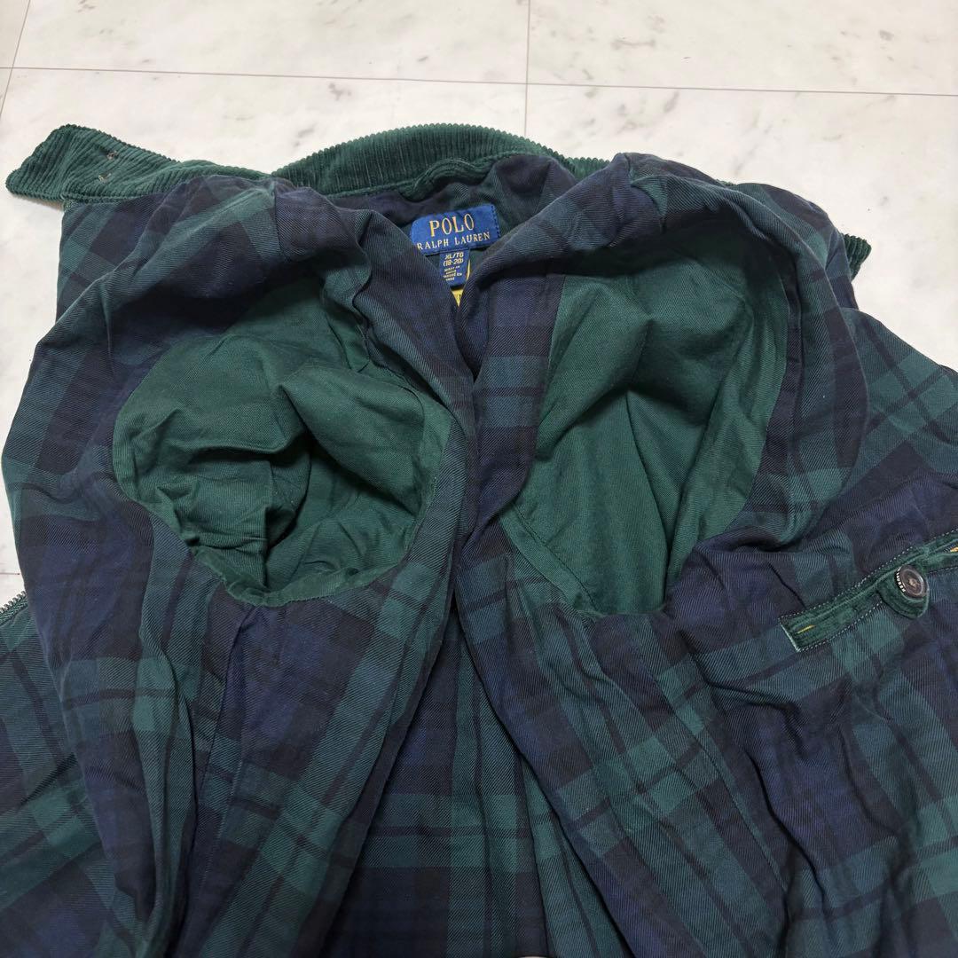 美品 ポロラルフローレン コーデュロイ ジャケット キツネ刺繍 深緑 L 定6万