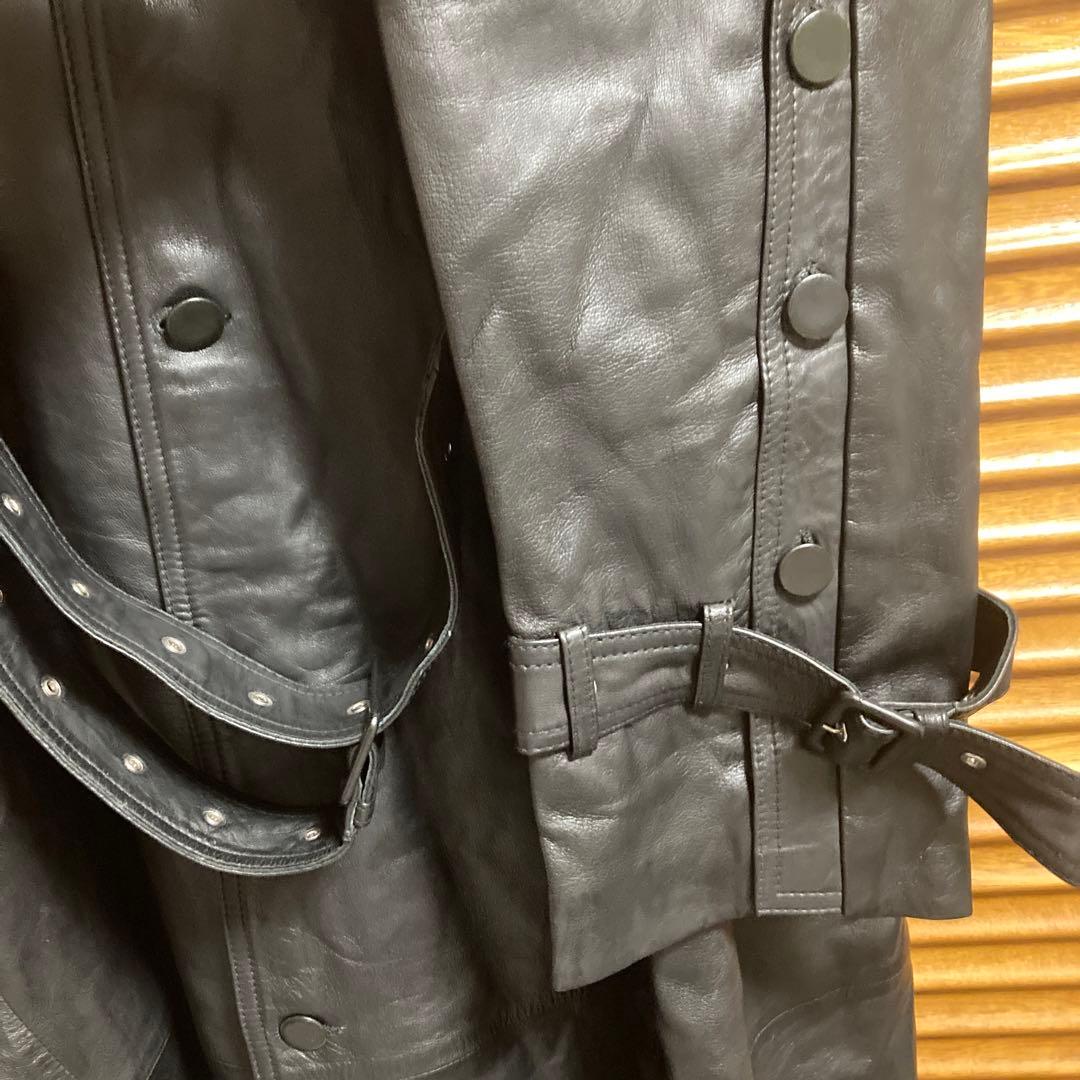 rokh ×  コラボ　レザートレンチコート Lサイズ