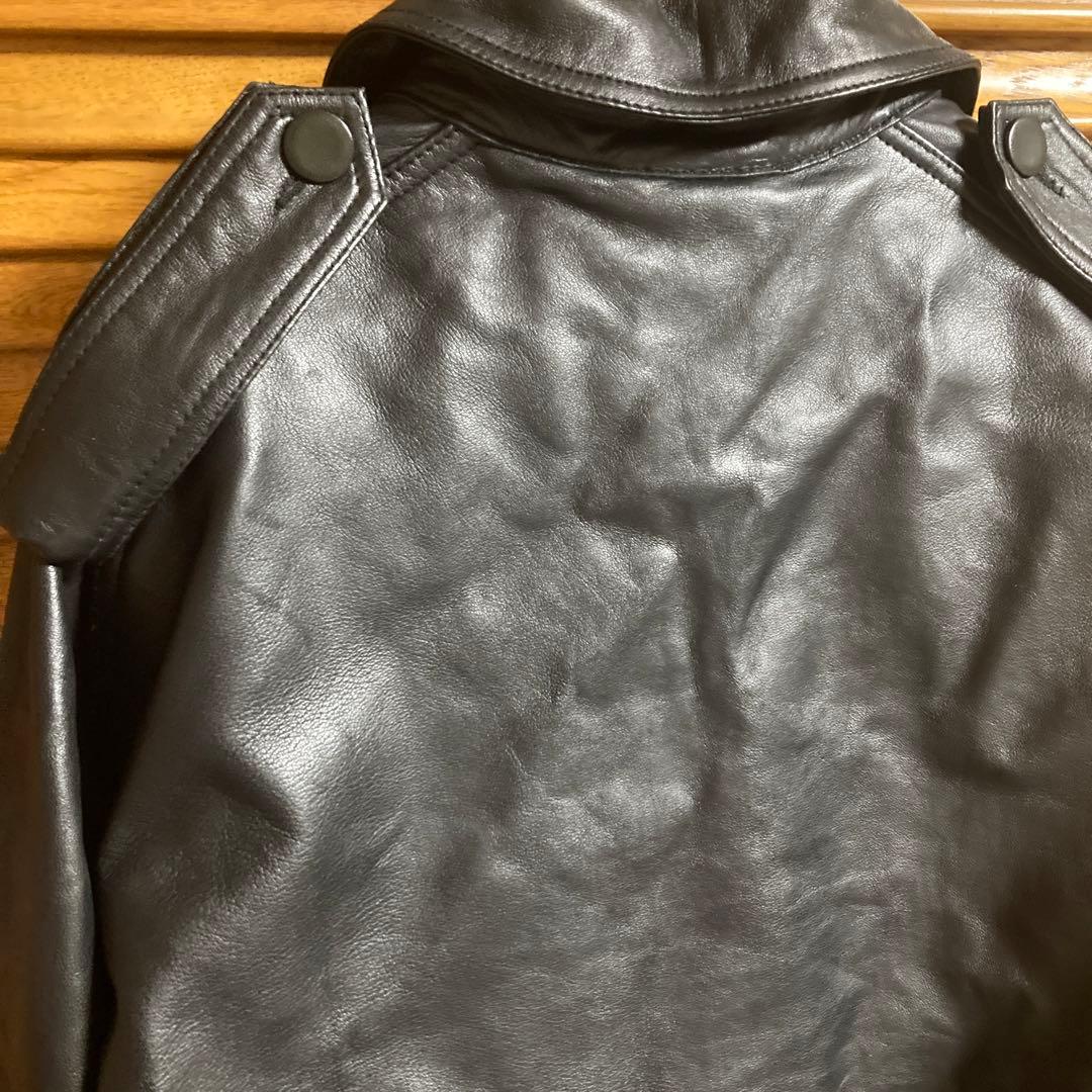 rokh ×  コラボ　レザートレンチコート Lサイズ