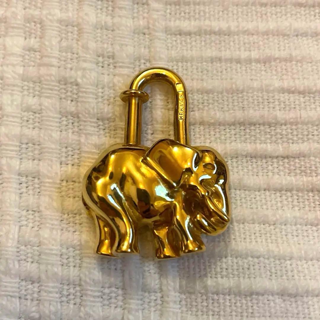 超美品 HERMES カデナ エレファント