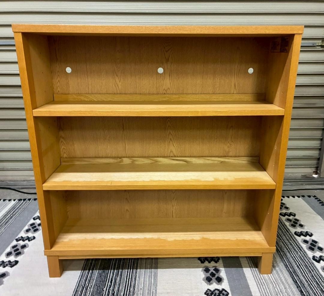 無印良品 オーク材薄型ラック・ワイド小・奥行22cm 廃盤品