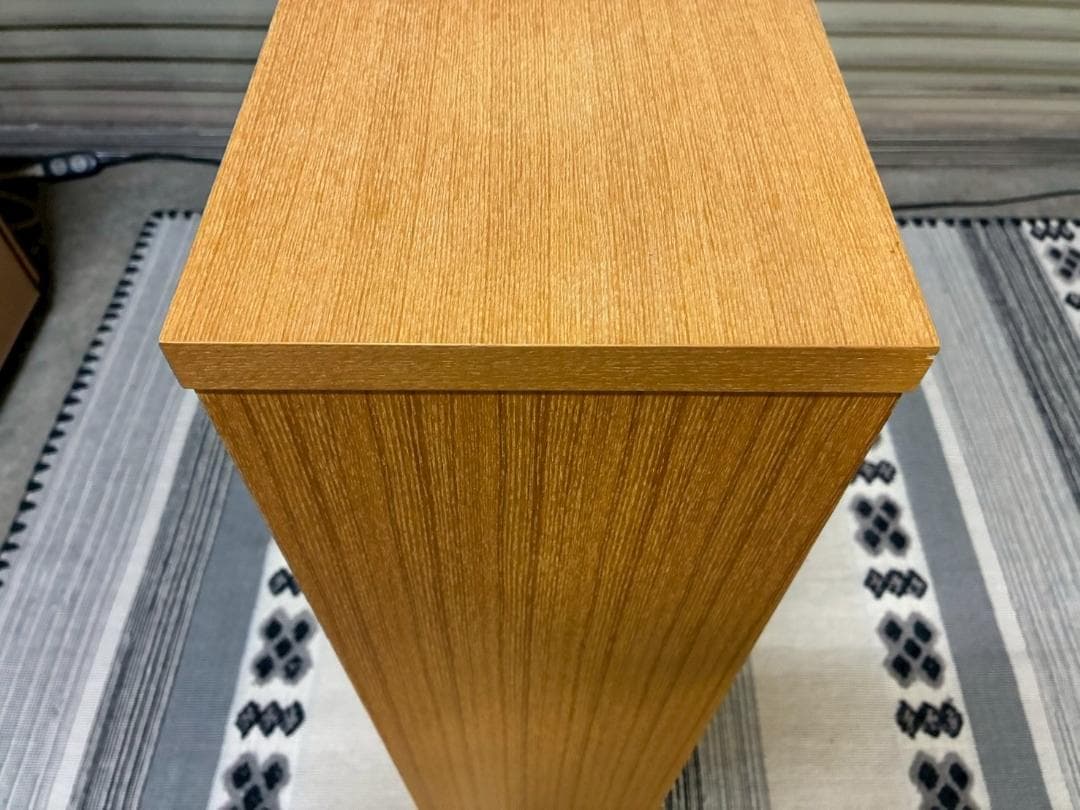 無印良品 オーク材薄型ラック・ワイド小・奥行22cm 廃盤品