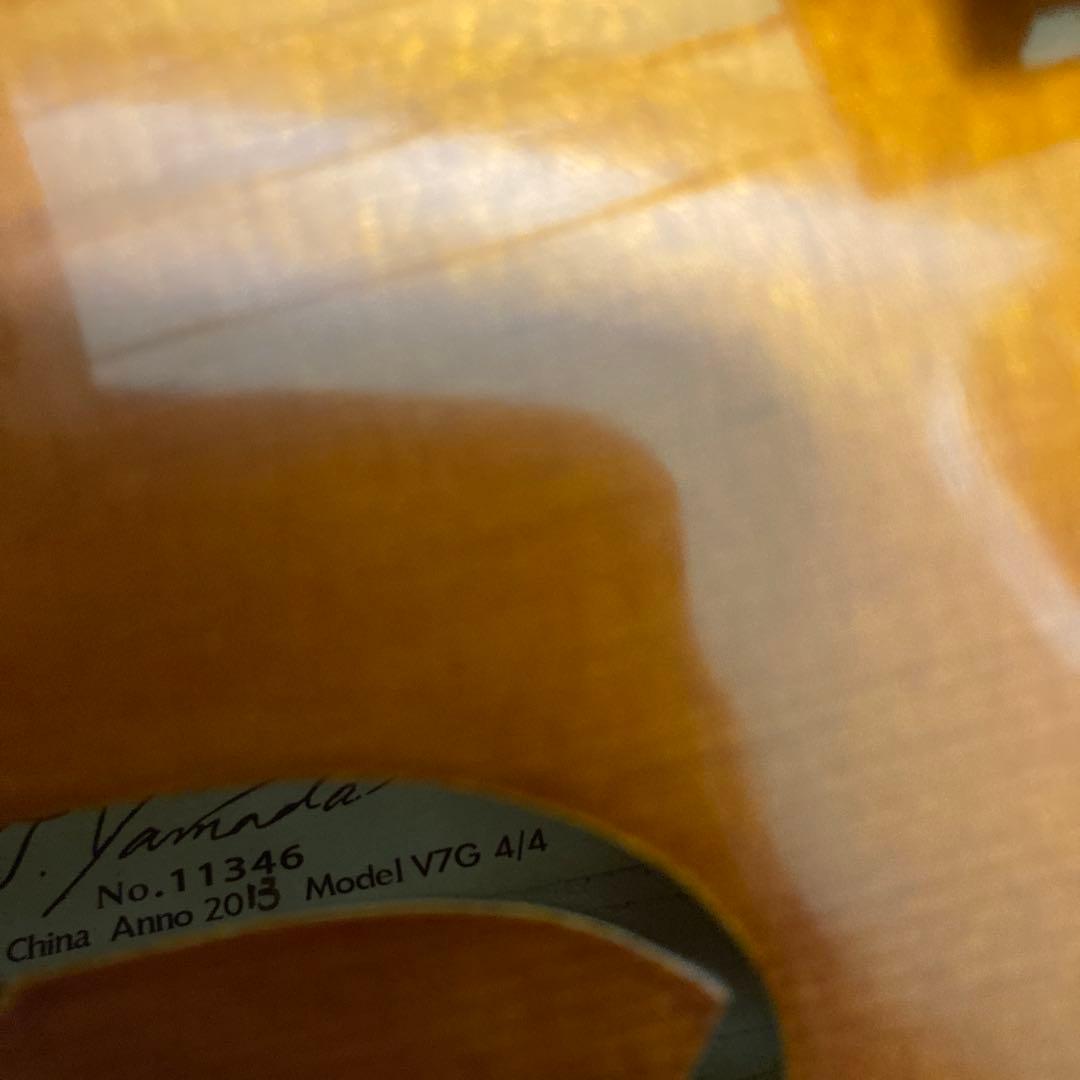 み*ち様 ケースクロス説明書付き！ヤマハ V7G 4/4 バイオリン 2013年