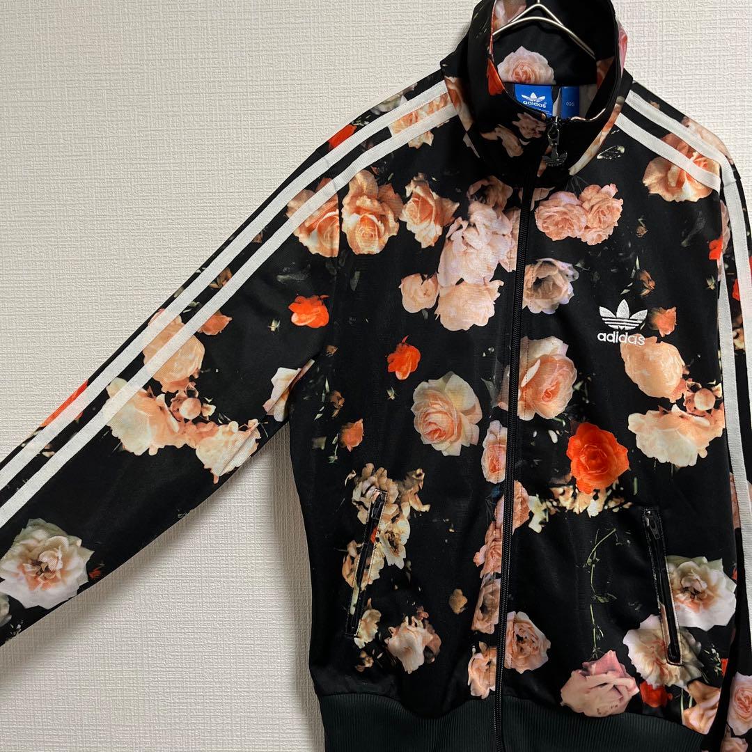 【即完売品】adidas　トラックジャケット　レディースXL　 ジャージ　花柄